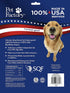 Pet Factory 4" Knotted Bones Dog Chew Treats - Peanut Butter Flavor, 24 Count, 1 Pack - Made in USA