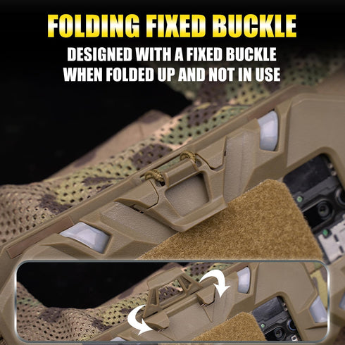 Tactical Plate Carrier Vest Attachments, Universal Phone Chest Mount for Screen Size 4.7"-6.7" Molle Navigation Holder