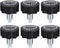 uxcell Pull Pin Spring Knob Replacement Parts - M16 Adjustment Fitness Pull Pin Knob for Home Exercise Bike (Black 6Pcs)