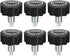 uxcell Pull Pin Spring Knob Replacement Parts - M16 Adjustment Fitness Pull Pin Knob for Home Exercise Bike (Black 6Pcs)