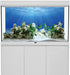 AWERT Undersea Aquarium Background, 48x20 Inches Sunshine Underwater Ocean Floor Fish Tank Polyester Background