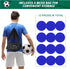 TuXHui 4" 9" 12/18/24 Poly Spots or Flat Cones Spot Markers for Gym/PE Training, Dance, Pcs Non-Slip Rubber Floor Dots