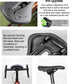 GORIX Lightweight Wide Comfortable Short Nose Bike Saddle Seat Cushion for MTB Road Bicycle (GX-SA729)