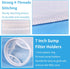 ZCONIEY Large Aquarium Filter Bags, 7" Opening x 17" Long Nylon Filter Socks, 75 Micron Felt Filtration, 2 Pack