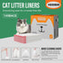 HEIDBER 100 Pack-Robot 3 4 Drawstring Cat Litter Box Liners Litter Liner Bags for Robot and Cleanpethome/PETKIT PuraX