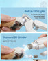 Motiilanco 2-in-1 Trimmer Dog Nail Clippers & Grinder with LED Light, Quiet Electric Pet Nail for Large Medium Small