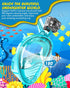 QingSong Kids Snorkel Mask, Full Face Snorkeling Set with Camera Mount, 180 Degree Panoramic View Gear