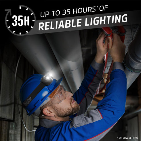 PRO-260 (4-Pack), IPX4 Energizer LED Headlamp Water Resistant Headlamps, High-Performance Head Light for Outdoors