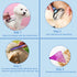 Extra Long Pin Slicker Brush for Dogs, Large Size, 5-in-1 Dog Grooming Brush for Removing Loose Fur and Tangles,