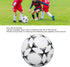 Kids Soccer Ball, Standard Size, Professional PU Leather, High Elasticity, Portable for Outdoor Games (Size 4)