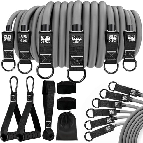 Generic Workout Bands | Fitness Elastic Band - Heavy Duty Non-Slip Strap Equipment