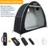 iCool Outdoor Bike Covers Storage Shed Tent, Waterproof Fabric Aluminum Alloy Bracket for 2 Bicycles