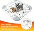 Puppy Play Gym & Cat Activity Mat,with Interactive Cat & Dog Toys,Multi - Functional Gym for for Fun, Exercise & Rest