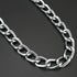 Chrome Plated Chain Dog Leash with Soft Padded Handle for Small Dogs (S, Blue Handle)