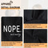 Cozy Cotton Canine Wear: Soft, Lightweight Dog Shirt Vest with Eye-Catching Graphics (NOPE not today), Black XXS