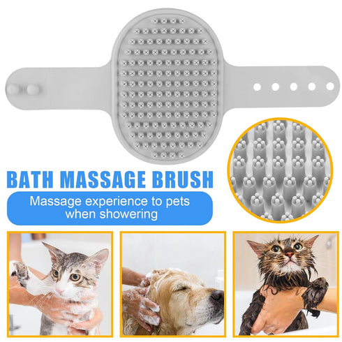 Pet Grooming Kit with Multiple Combinations, Shedding Slicker Brush, Bath Massage for Puppy, Kitten, Rabbit, Pet