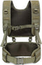 Tactical Padded Battle Belt - Detachable Suspender Straps for Patrol and Army Training Outdoors