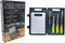 SE 5-Piece Fish Fillet Set, Includes Knife Sharpener and Carrying Case, Ideal for Cleaning, Cutting, Trimming Fish