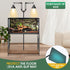 Stand,15.7-74.3 Inch Stand,360 MECESOR Dual Reptile Lamp Height Adjustable Reptile Light Sewing Flexible Arms,Heat Lamp
