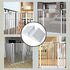 6-Piece Plastic Support Feet for Pet Gate Fence, Triangular Isolation Reinforcement Accessories for Dog Gate Panel