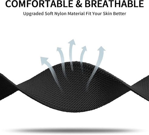 Compatible for Polar Ignite 3 Band, Lamshaw Stretch Elastics Nylon Adjustable Replacement Strap Accessories Compatible for Polar Ignite 3/Polar Ignite 2/Polar Ignite