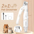 2 1 Trimmers Trimmer IPX7 in Dog & Cat Nail Clippers & with LED Lights, Splash Guard - Pet Hair for Around Paws, Ear