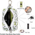 ARING PET Dog Waste Bag Dispenser, Cotton Doggy Poop Bags Holders Attach to Any Leashes, Portable Washable Dinosaur Pet