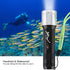 Waterproof Diving Flashlight, EVTSCAN Aluminum Alloy Portable Scuba Gear Dive Light Torch Bulb with 3 Modes Adjustable for Underwater by EVTSCAN