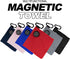 Small Magnetic Golf Towel - Microfiber Waffle Design with Clip for Golf Bags and Carts
