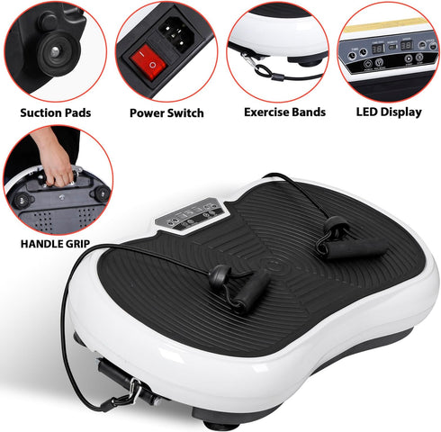 ZENY Vibration Plate Exercise Machine, Whole Body Workout Vibration Fitness Platform for Weight Loss, Toning Wellness