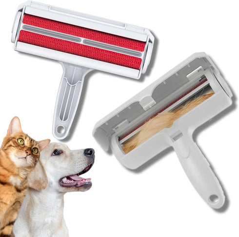 PET HAIR REMOVER - Reusable Dog and Cat Hair Remover for Couch, Carpet, Car Seats, Bedding, Upgraded Lint Roller Tool
