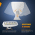Nilight Marine LED Pods Navigation Lights 2PCS, 72W White Flood Beam for Pontoon Boat Deck Dock Night Fishing