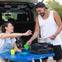 SHINESTAR Dual Fuel Stove, Portable Camping Stove with Butane & Propane Compatibility, Includes Propane Adapter Hose