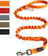 AUROTH 6FT/4.5FT Dog Leash for Large Dogs, Heavy Duty Bungee, No Pull with 2 Padded Handles, Orange