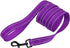 CollarDirect Nylon Dog Leash 5ft, Heavy Duty Reflective Pet Leashes for Large, Medium & Small Dogs (L, Purple)