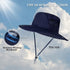 Sun Hat for Men/Women - UPF 50+ Waterproof Wide Brim Bucket Hat, Foldable Boonie Hat for Hiking, Garden, Beach