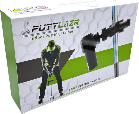 Indoor Golf Training Aid, Green Line Golf Putting Trainer for Perfect Alignment Tool, Golf Gift for Men