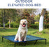 suddus Elevated Dog Bed Replacement Cover, Breathable Chew Proof Easy to Clean Elevated Pet Bed, XL/Blue