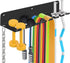 FizLig Gym Equipment Storage Rack - Multi-Purpose Home Gym Organization Storage Wall Mount for Resistance Bands, Jump