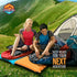 ZOOOBELIVES Extra Thickness Inflatable Sleeping Pad, Built-in Pump, Comfortable Camping Mattress for Backpacking, Hiking