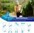 YQXCC Cooling Towels (40"x12") - Microfiber Ice Towel for Yoga, Golf, Gym, Camping, Running, Dark Blue*2 + Purple*2