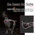 ADVENTUREMORE No Pull Dog Harness for Large Dogs, Reflective Breathable Vest with Easy Control Front Clip, Pink