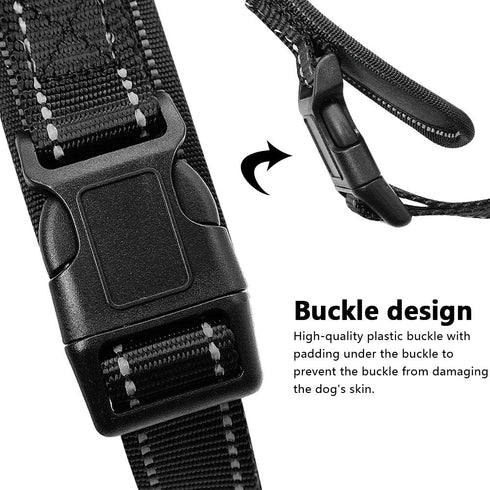 Beirui Rhinestone Dog Harness - Reflective Bling Nylon Vest with Sparkly Bow Tie for Small Medium Large Dogs, Black,