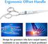 7" Trimming Offset JASON Straight Dog Grooming Scissors, Ergonomic Pets Grooming Shears, Premium Cats Kit with Handle