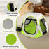TStopsrealm Foldable Portable Pet Playpen with Feeding Bowls, Indoor Outdoor Pet Tent for Dogs Cats Rabbits Chickens