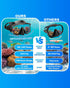 AQUA A DIVE SPORTS Set, Swimming Snorkeling Gear for Adults Youth Kids, Snorkel Mask Diving Mask Scuba Snorkle, Goggles