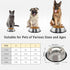 Stainless Steel Cat Bowl, 4 Pack Metal Dog Bowls for Food and Water, Non-Slip Pet Feeding Dish Bowl with Rubber Base for Cats Puppy Small Medium Dogs