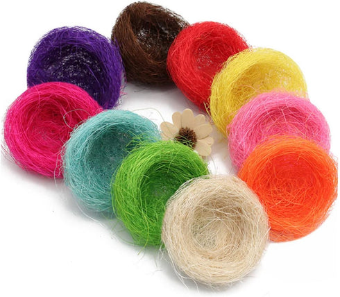 20pcs Mipcase Artificial Bird Nests for Decoration Realistic Simulation Nesting for Easter Home Decor and Photo Props