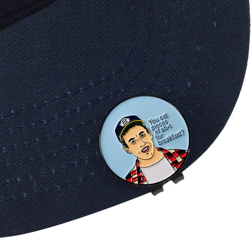 Golf Ball Marker with Magnetic Hat Clip, Funny Golf Gift