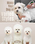 oneisall Dog Clippers Low Noise, 2-Speed Quiet Rechargeable Cordless Pet Hair Clipper for Small and Large Dogs Cats